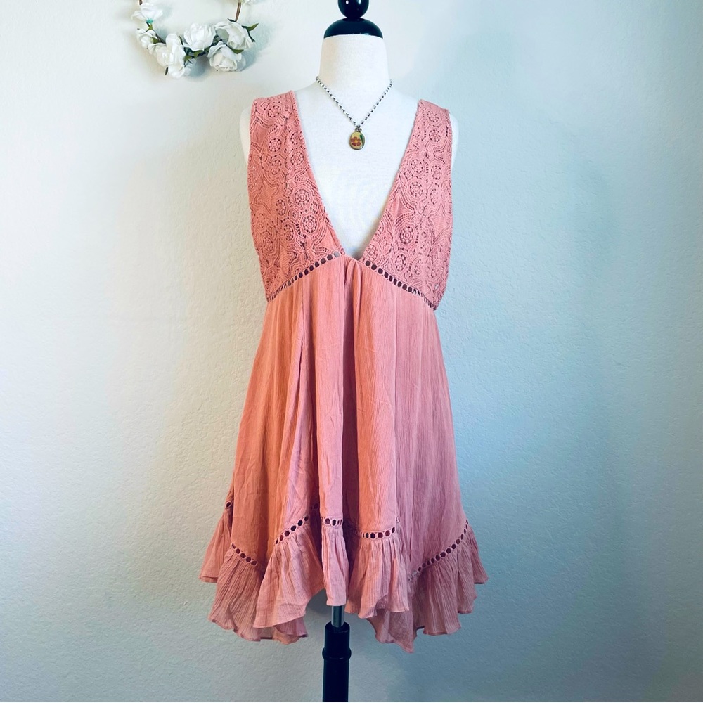 Free People Crochet Dress